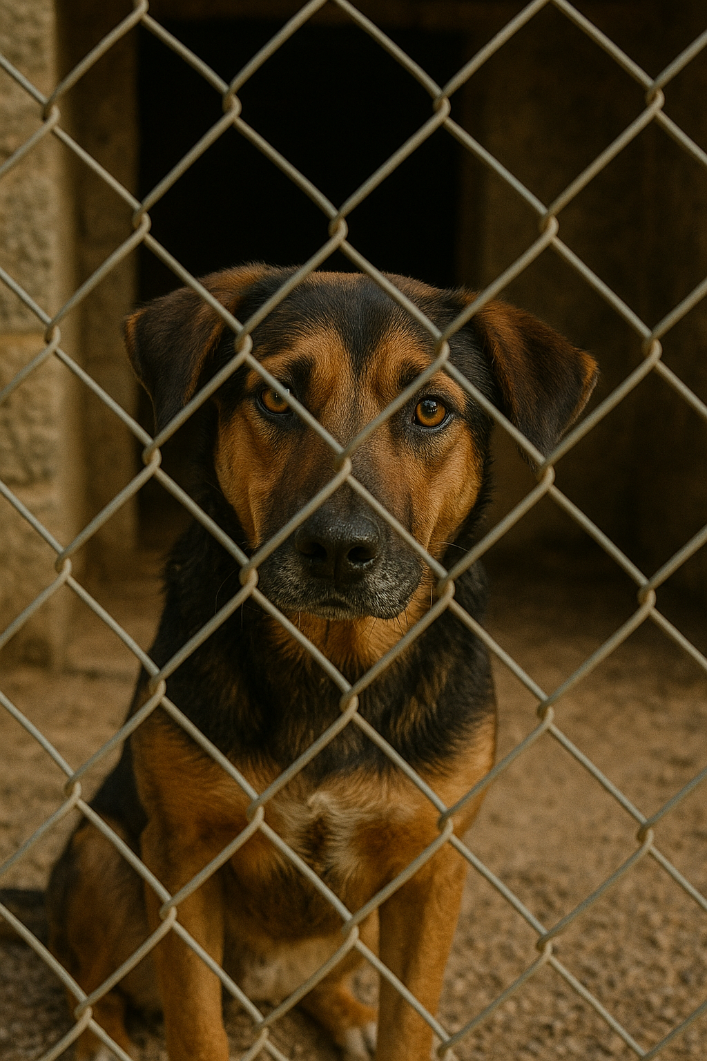Animal esperando adopción